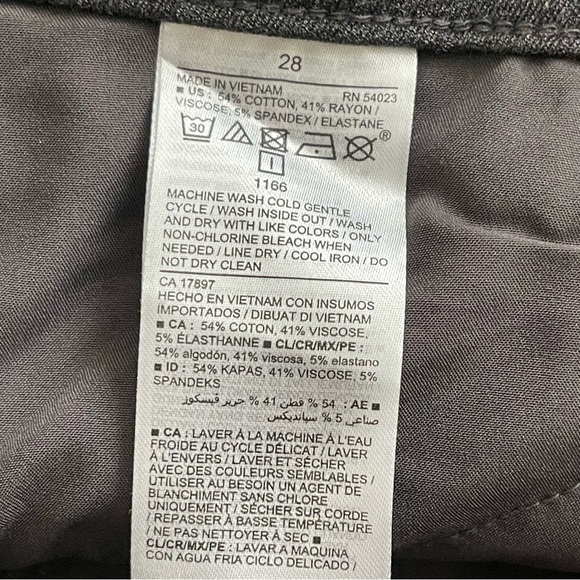 Old Navy Pixie High Rise Skinny Ankle Pants Women’s Plus Size 28 Heather Gray - Picture 9 of 9